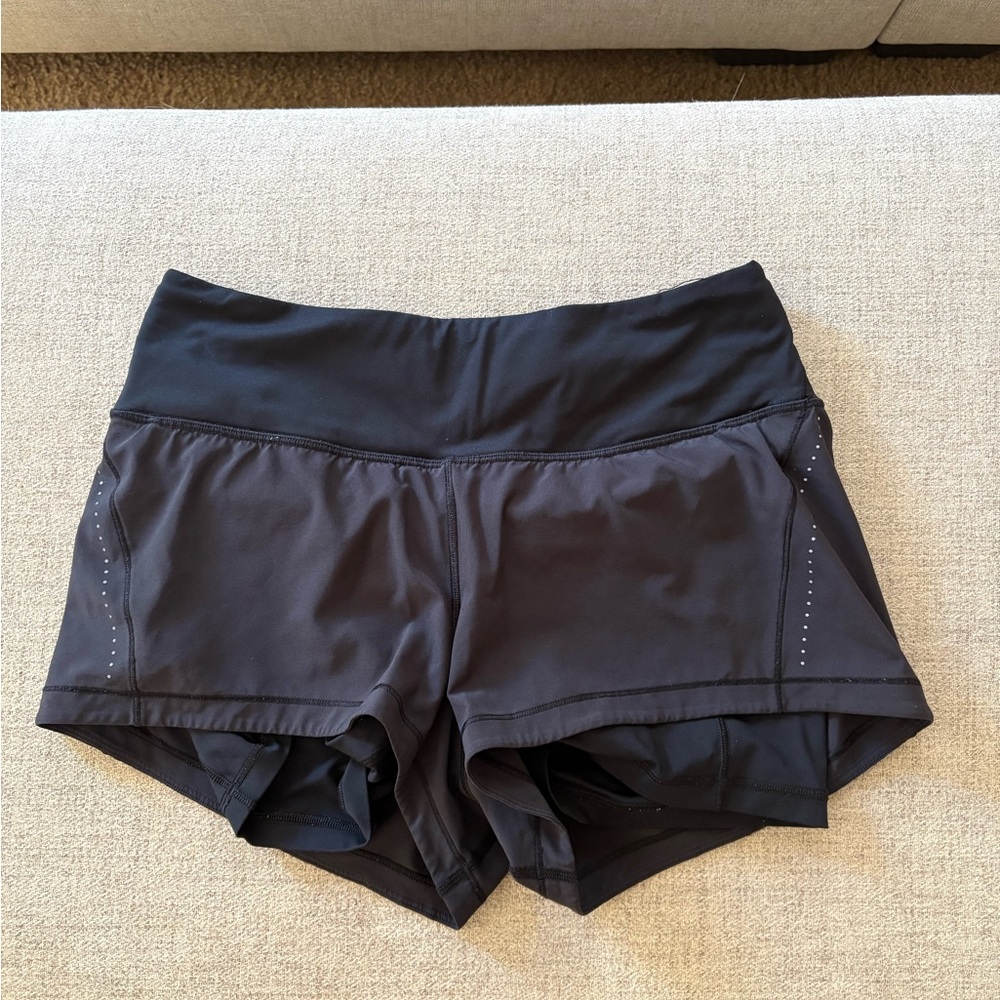 lululemon Black Shorts with spandex liner
